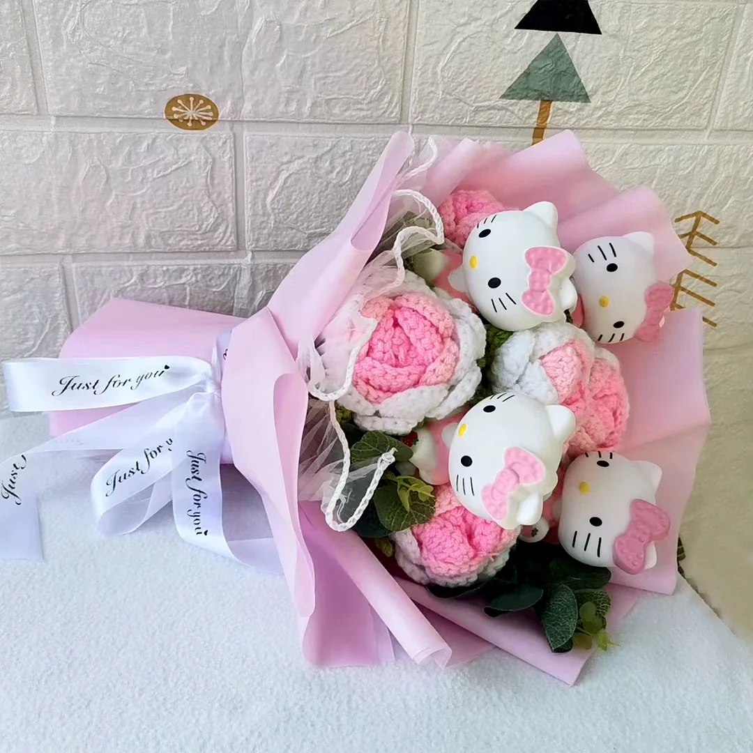 Sanrio Hello Kitty Plush Bouquet Flowers - Image 5