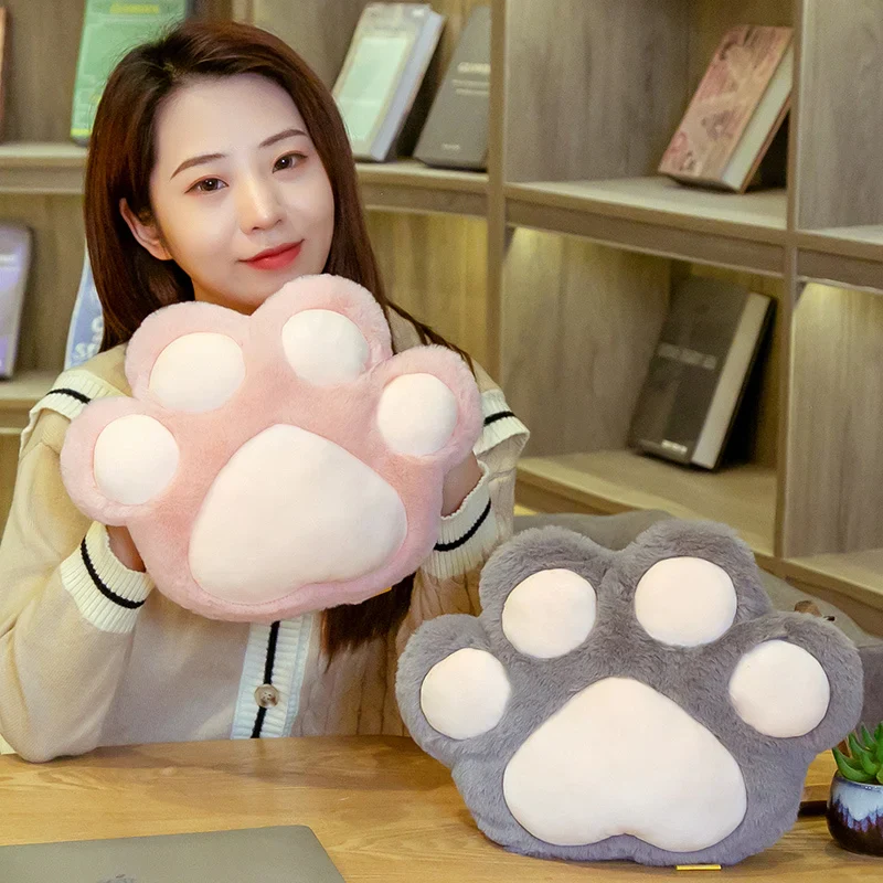 Electric Hand Warmer (Rechargeable) Kitten Cat Paw Plush Cushion Pillow - Image 14