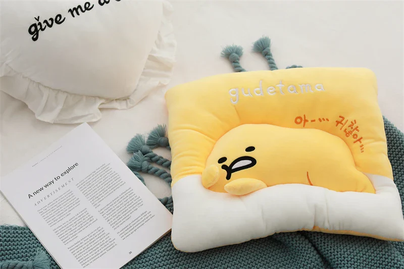 Sanrio Lazy Egg Gudetama Plush Pillow Cushion Chair Cover - Image 11