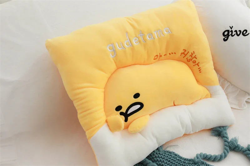 Sanrio Lazy Egg Gudetama Plush Pillow Cushion Chair Cover - Image 16