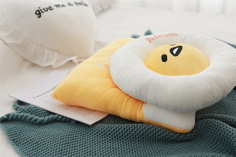 Sanrio Lazy Egg Gudetama Plush Pillow Cushion Chair Cover - Image 17