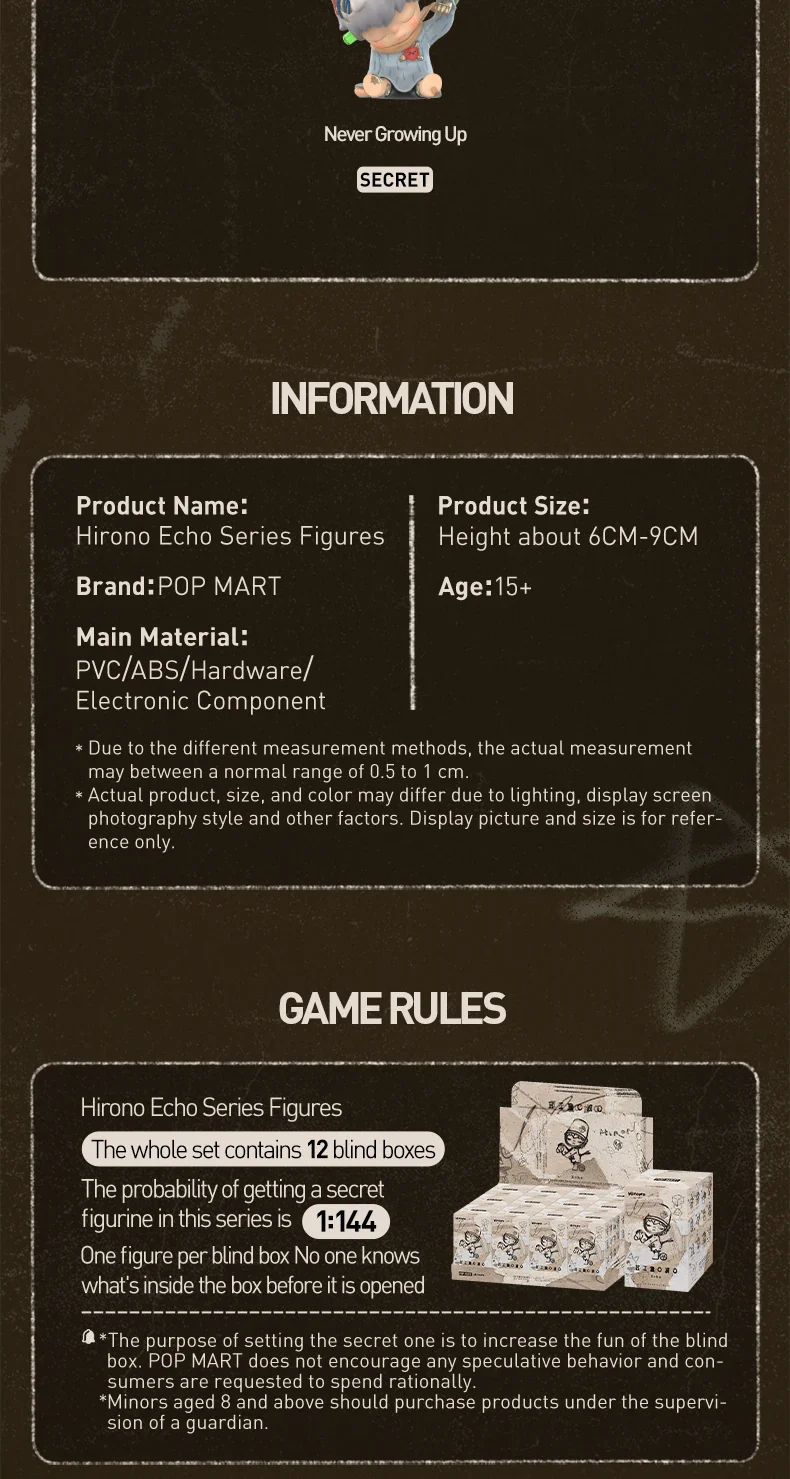 Genuine POP MART Hirono Echo Series Blind Box Figure - Image 9