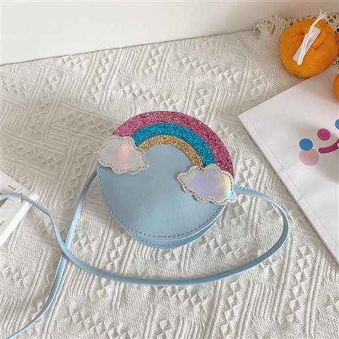 Mini Crossbody Bag Glitter Sequins Rainbow Multicoloured - Image 4