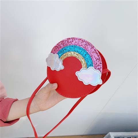 Mini Crossbody Bag Glitter Sequins Rainbow Multicoloured - Image 5