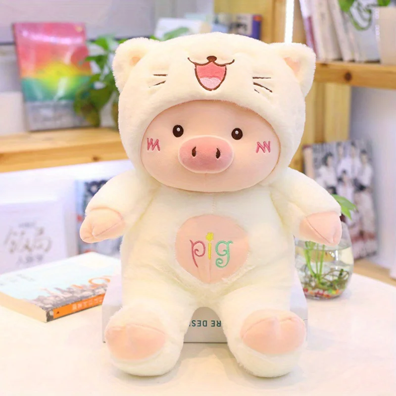 Pig Bear Hat Plush Toy - Image 5
