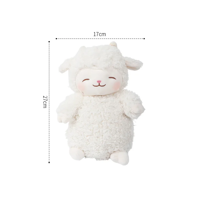 Lucky Boy Sunday Sleeping Sheep Lamb Plush - Image 4