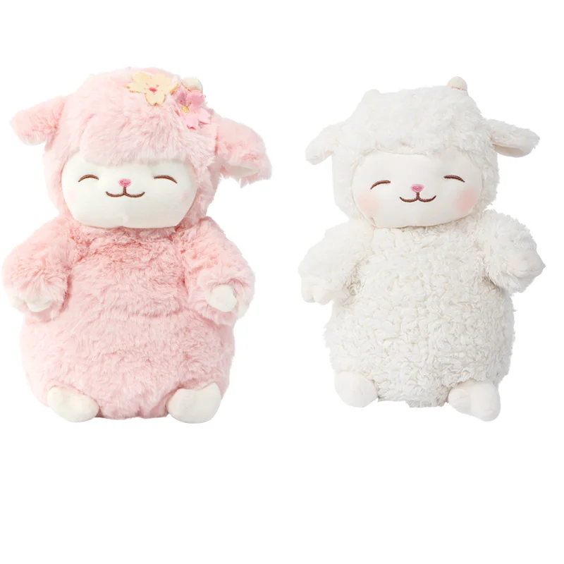 Lucky Boy Sunday Sleeping Sheep Lamb Plush - Image 5