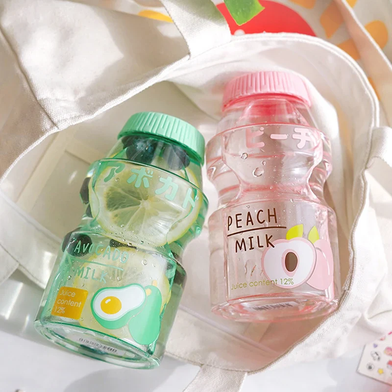 Milk Carton Shaped Water Bottle 480ml Pink, Red, Yellow, Green - Image 11