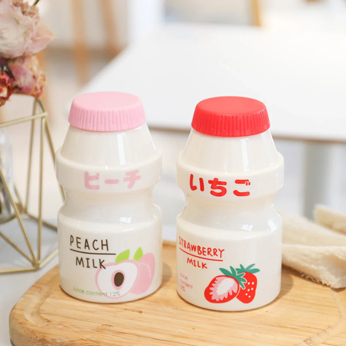 Milk Carton Shaped Water Bottle 480ml Pink, Red, Yellow, Green - Image 15