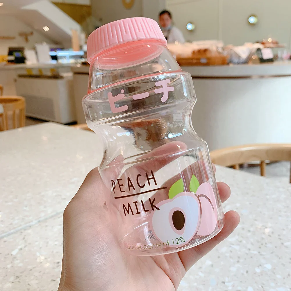 Milk Carton Shaped Water Bottle 480ml Pink, Red, Yellow, Green - Image 17