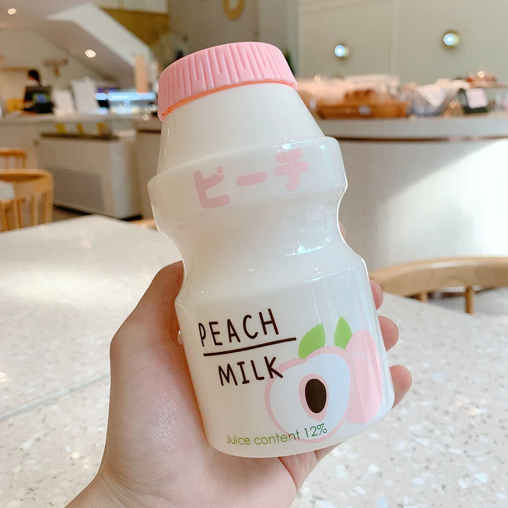 Milk Carton Shaped Water Bottle 480ml Pink, Red, Yellow, Green - Image 23