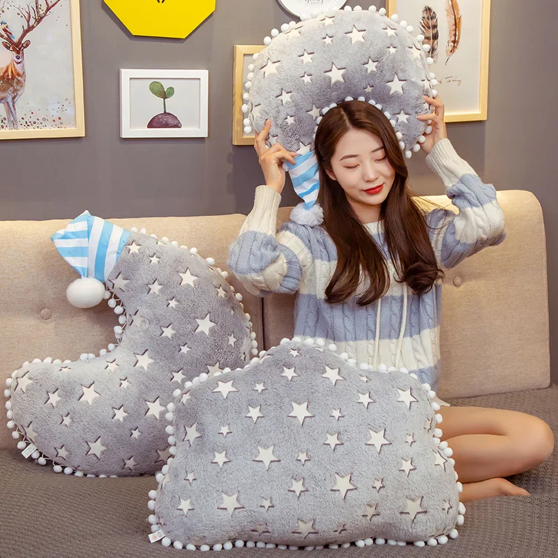 Sky Series Luminous Cloud Moon Star Plush - Image 10
