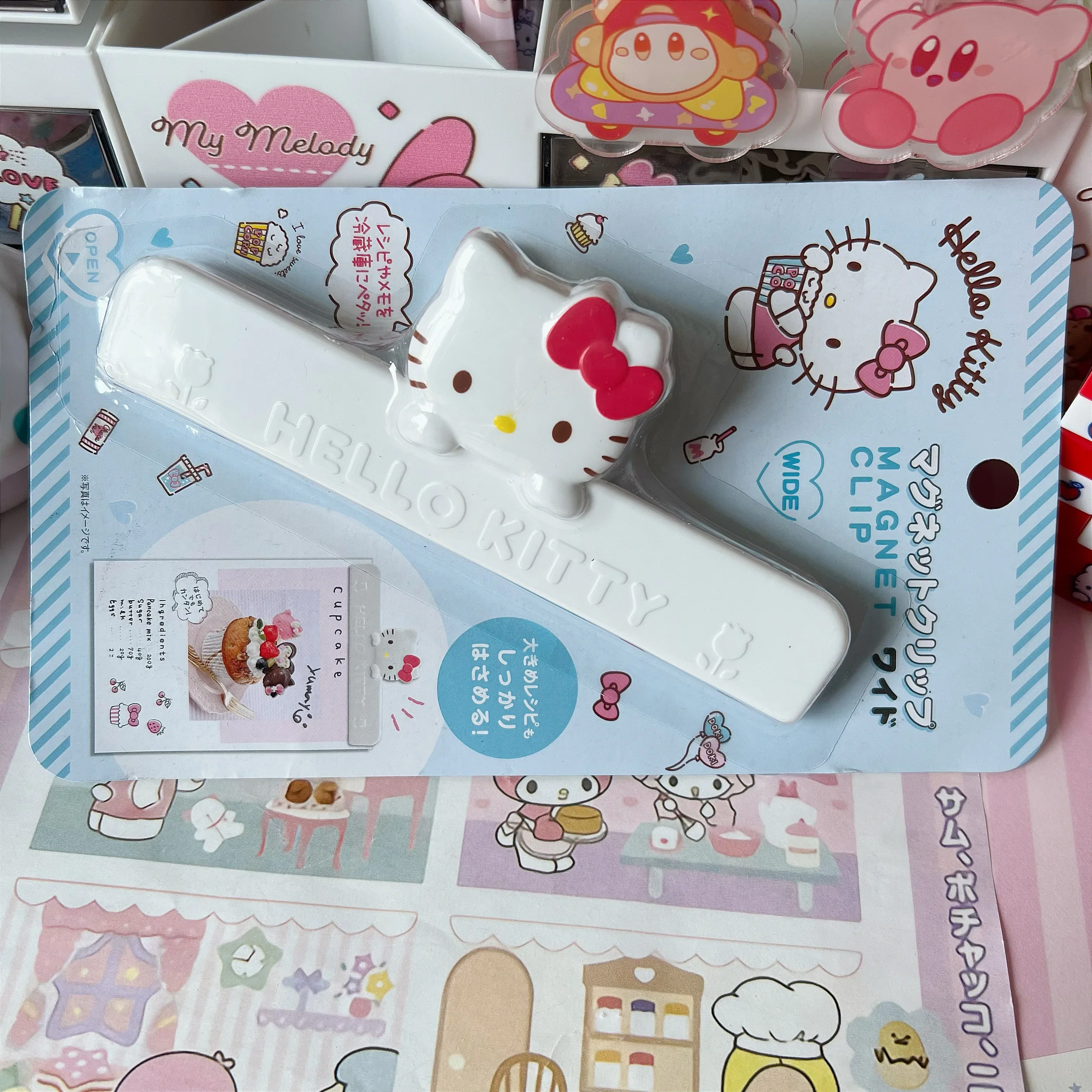 My Melody Magnetic Clip Refrigerator Magnet Pink - Image 14