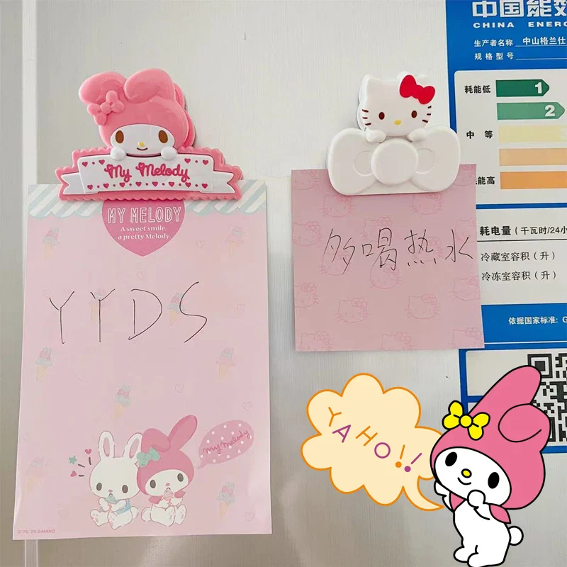 My Melody Magnetic Clip Refrigerator Magnet Pink - Image 4