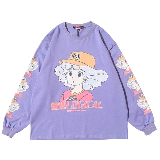 Oversized Sweatshirt Hoodie Creamy Mami Anime - Image 4