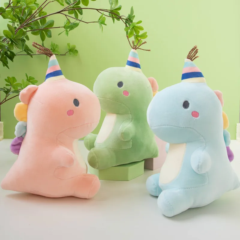 Pastel Party Dinosaur Plush Rainbow Plush Toy - Image 11
