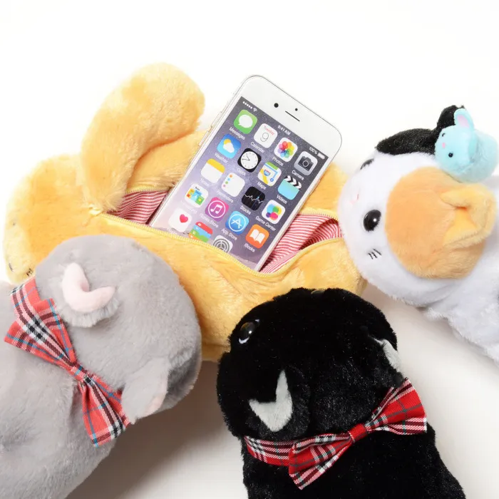 Pencil Case Kawaii Plush Cat Bags For Stationery Neko - Image 12