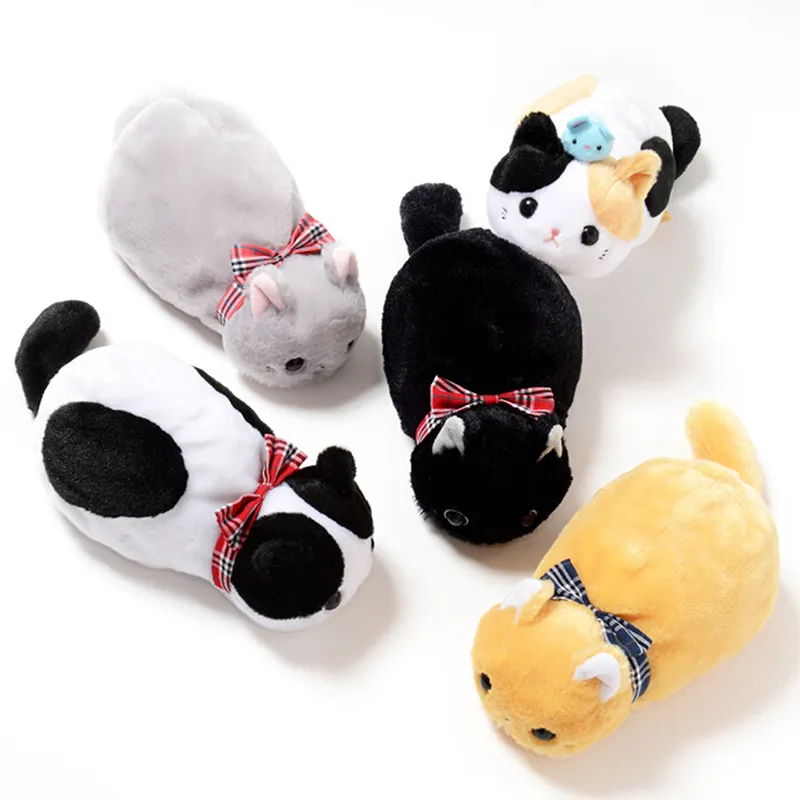 Pencil Case Kawaii Plush Cat Bags For Stationery Neko - Image 3