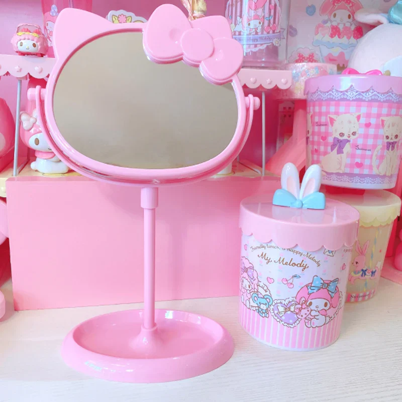 Pink Hello Kitty Mirror Make Up Desk Mirror - Image 4