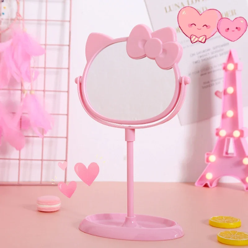 Pink Hello Kitty Mirror Make Up Desk Mirror - Image 5