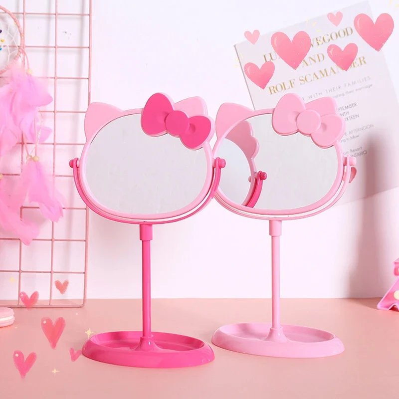 Pink Hello Kitty Mirror Make Up Desk Mirror - Image 6