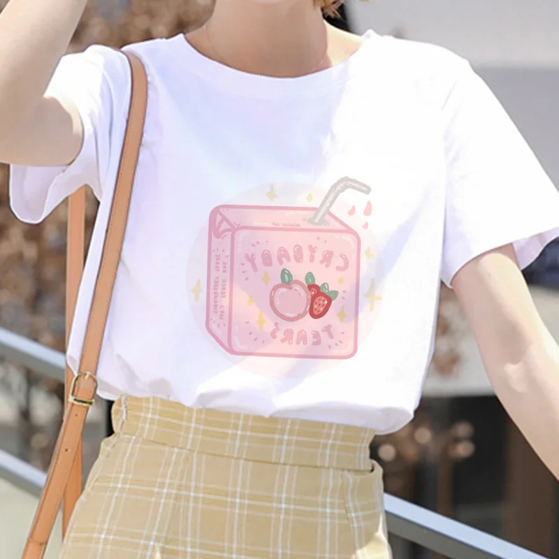 Pink Peach Juice Harajuku T Shirt - Image 19