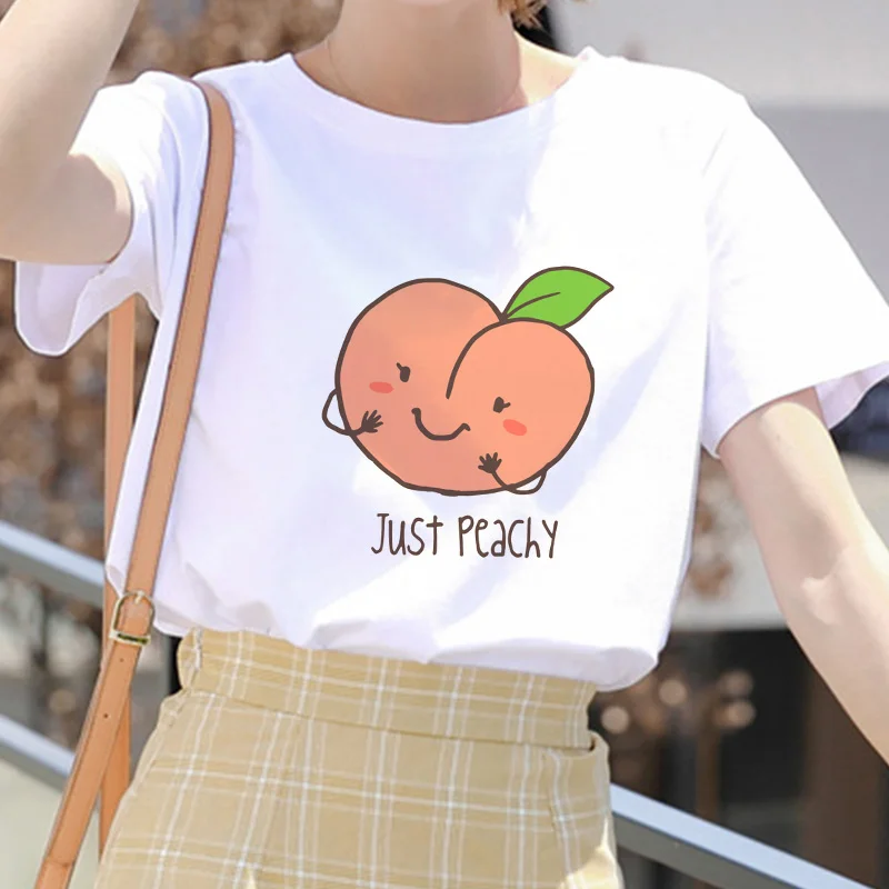 Pink Peach Juice Harajuku T Shirt - Image 26