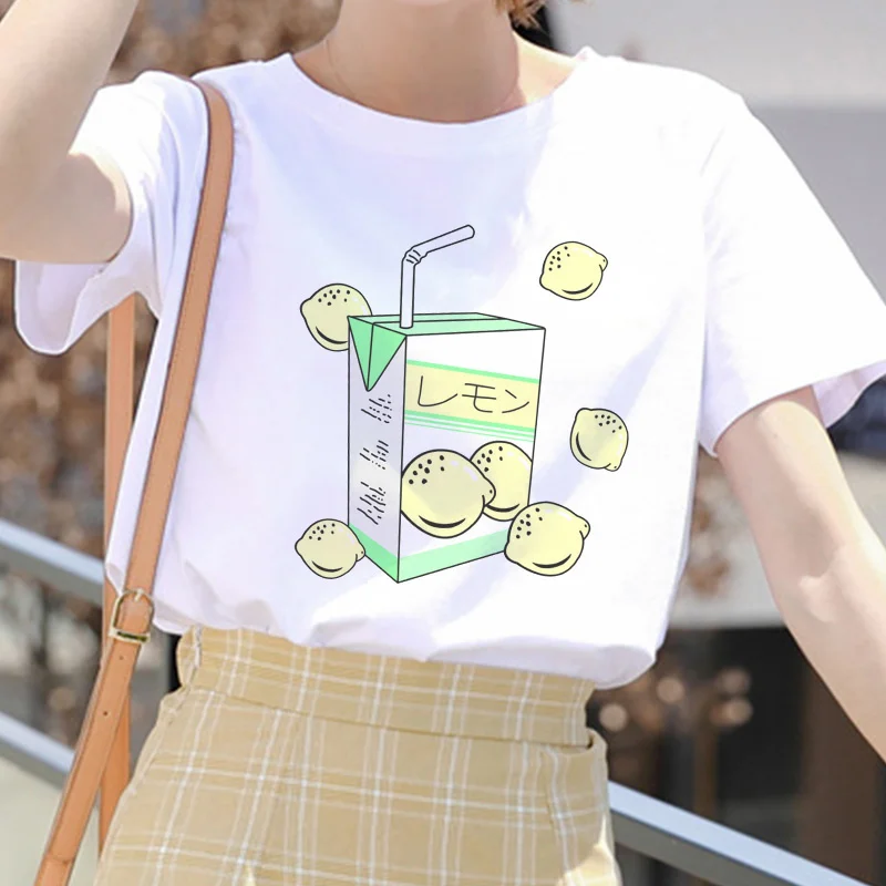 Pink Peach Juice Harajuku T Shirt - Image 36