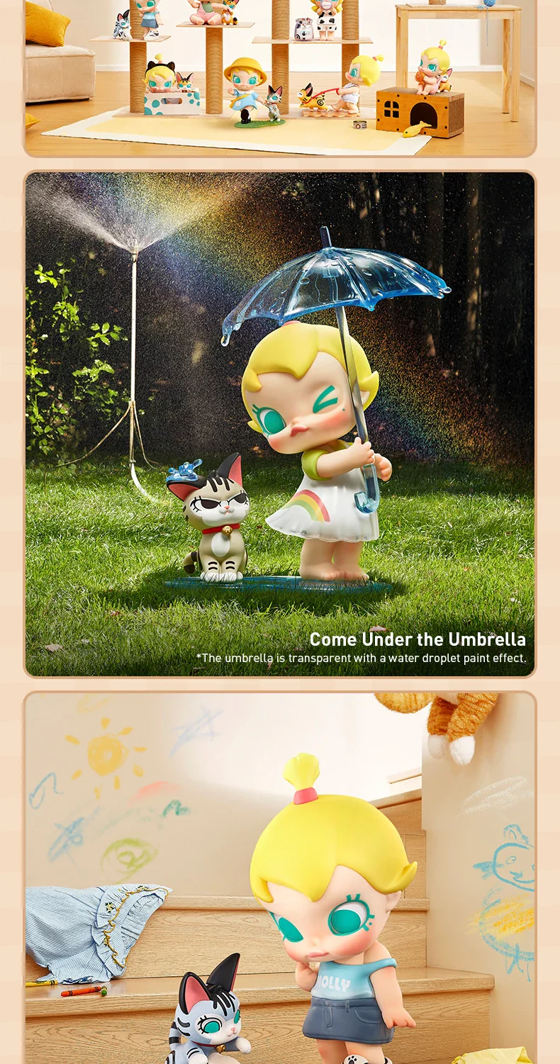 Genuine Pop Mart Baby Molly & Baby Tabby Series Blind Box Figures - Image 11