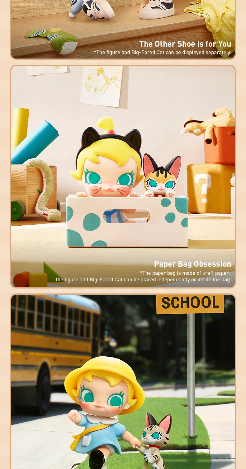 Genuine Pop Mart Baby Molly & Baby Tabby Series Blind Box Figures - Image 12