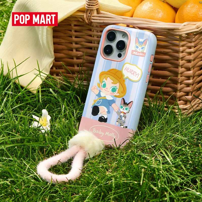 Genuine Pop Mart Baby Molly & Baby Tabby Series - Phone Case For iPhone 16 Pro / 16 Pro Max - Image 4