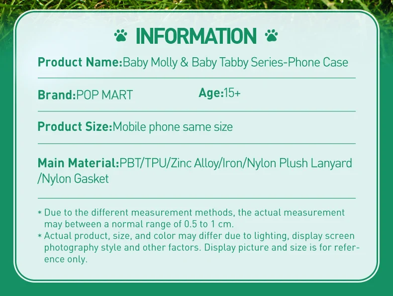 Genuine Pop Mart Baby Molly & Baby Tabby Series - Phone Case For iPhone 16 Pro / 16 Pro Max - Image 7