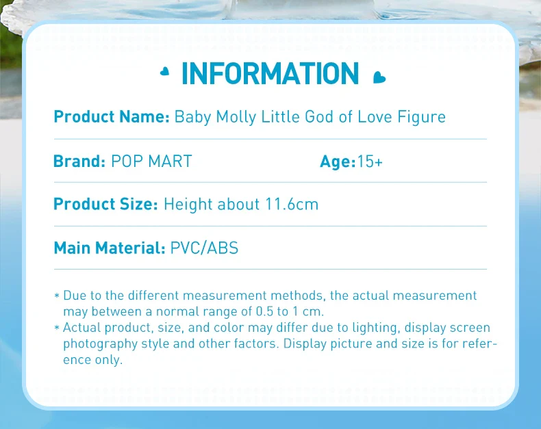 Genuine Pop Mart Baby Molly Little God of Love Figure - Image 8