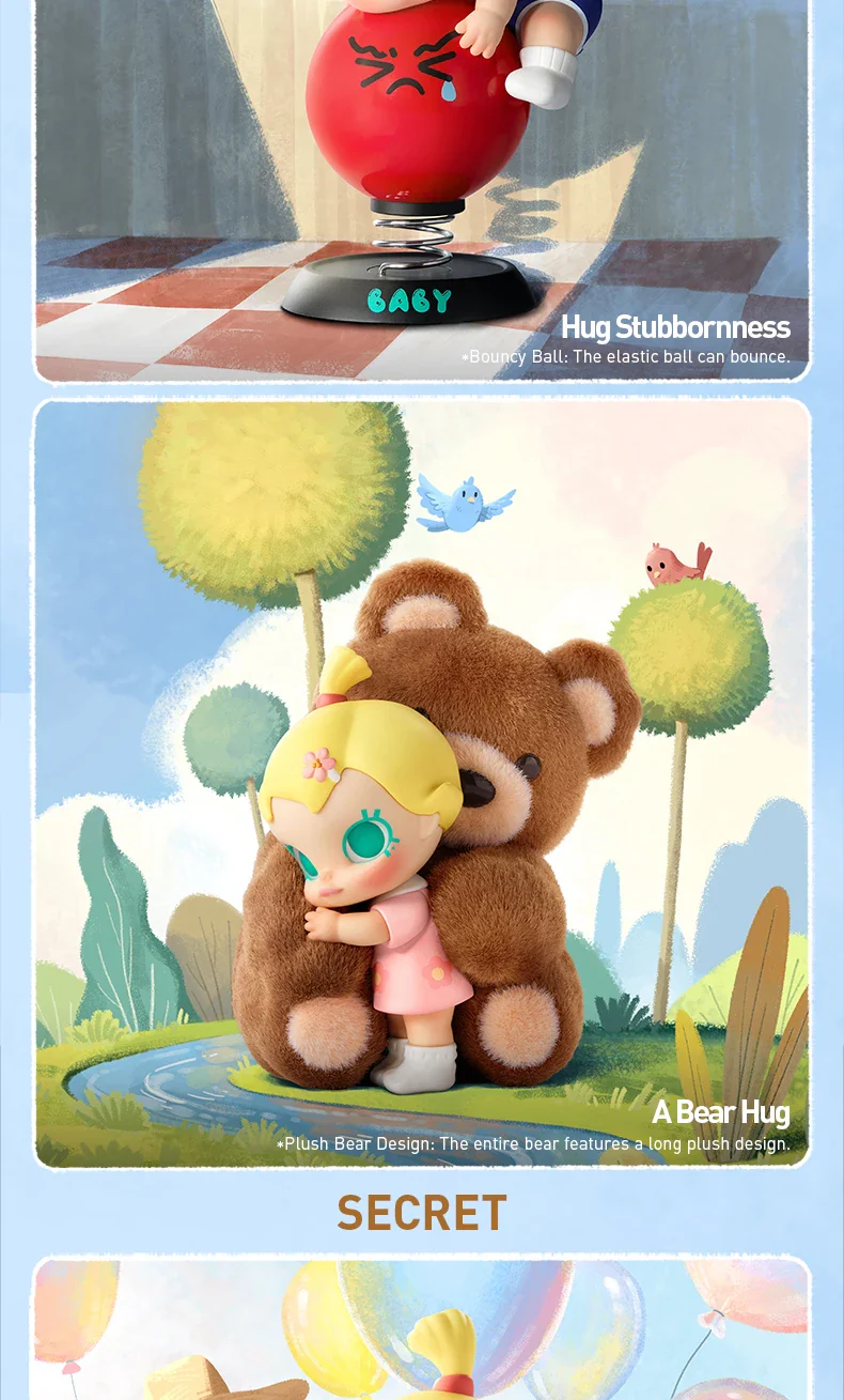 Genuine Pop Mart Baby Molly My Huggable Discovery Series Figures Blind Box - Image 17