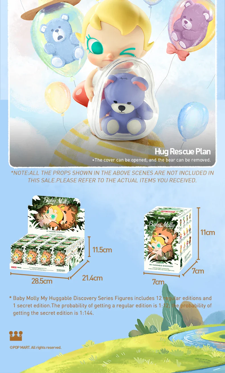 Genuine Pop Mart Baby Molly My Huggable Discovery Series Figures Blind Box - Image 18