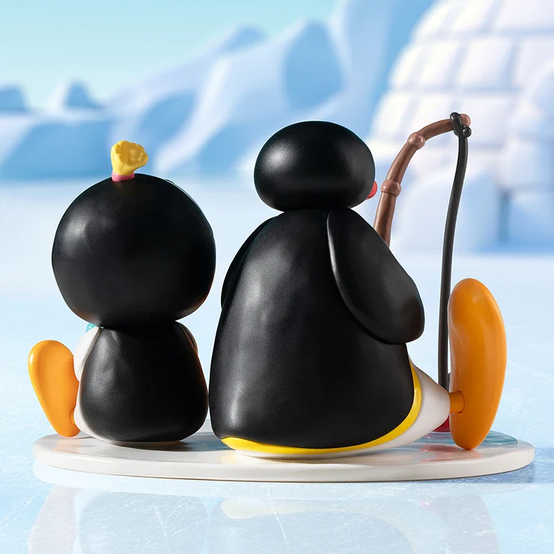 Genuine Pop Mart Baby Molly × Pingu Fishing Time Figure - Image 3