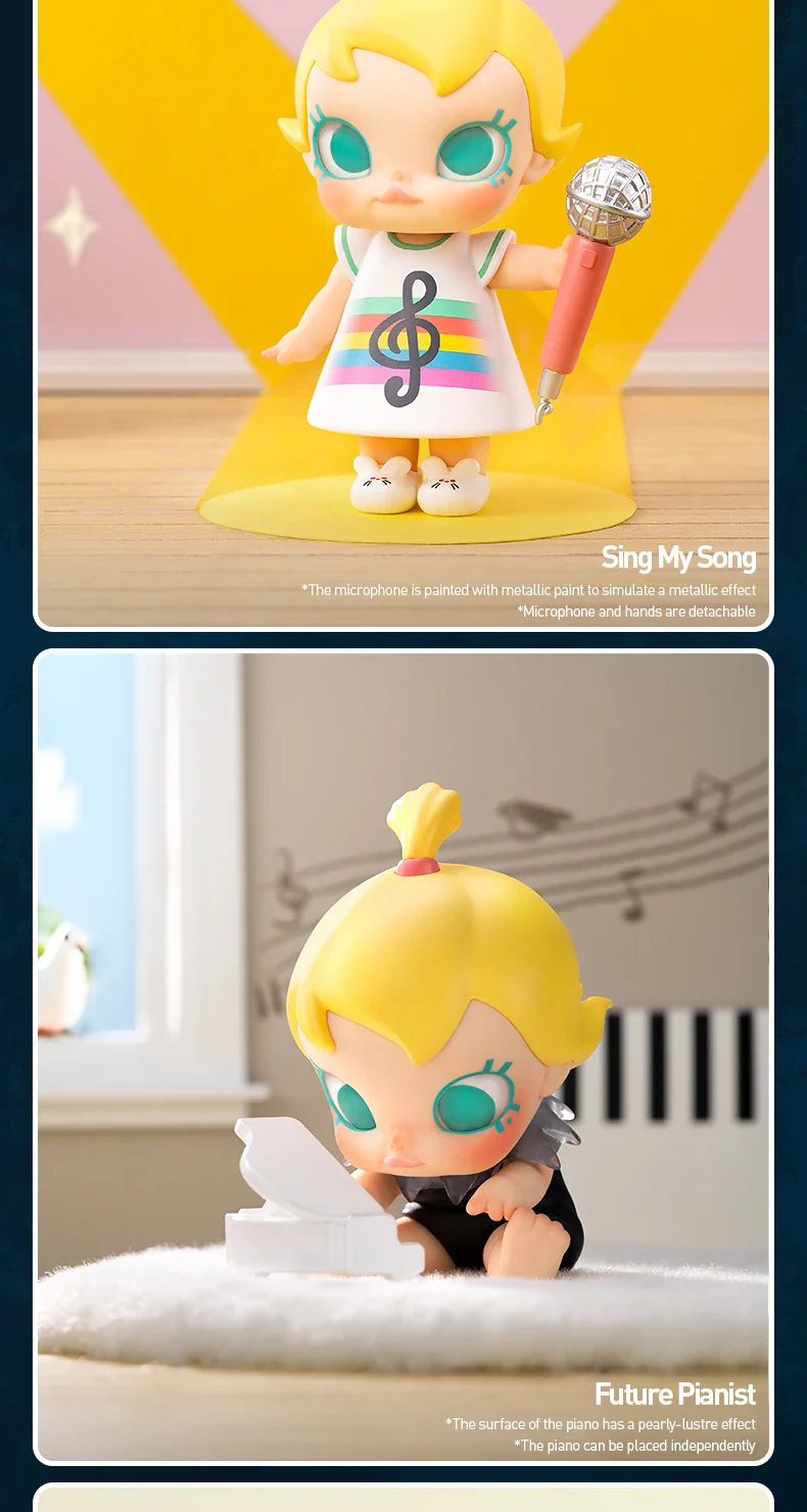 Genuine Pop Mart Baby Molly When I was Three! Series Blind Box Figures by Kenny Wong - Image 12