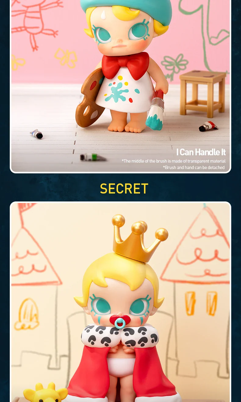 Genuine Pop Mart Baby Molly When I was Three! Series Blind Box Figures by Kenny Wong - Image 17