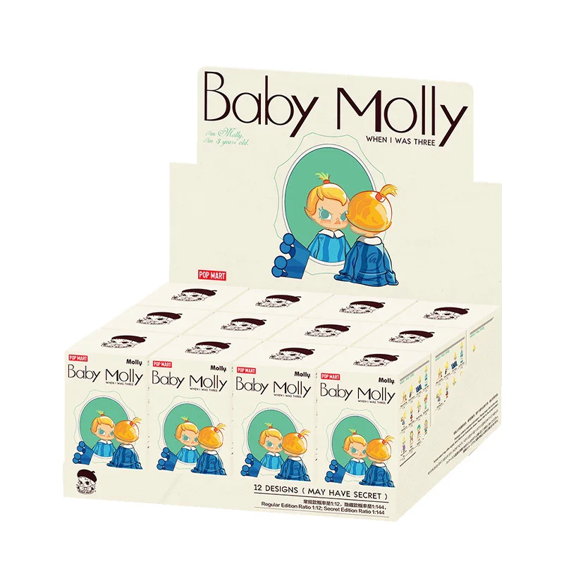 Genuine Pop Mart Baby Molly When I was Three! Series Blind Box Figures by Kenny Wong - Image 19