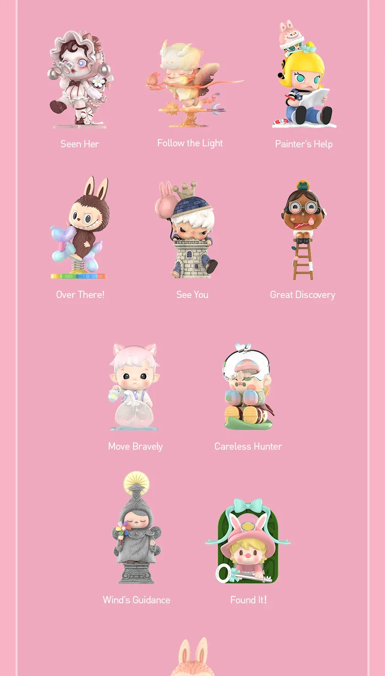 Genuine Finding Mokoko Labubu Series Figures 1pc/10pcs Blind Box - Image 8