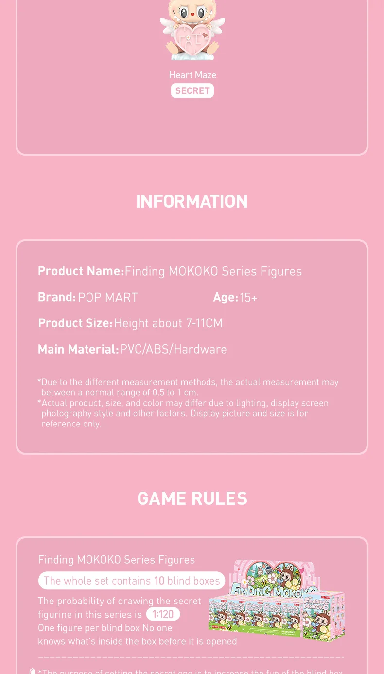 Genuine Finding Mokoko Labubu Series Figures 1pc/10pcs Blind Box - Image 9