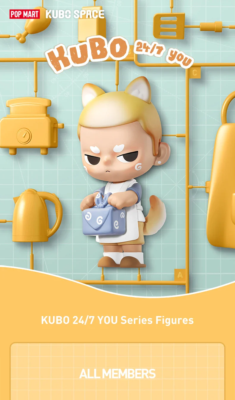 Genuine Pop Mart Kubo 24/7 YOU Series Figures Blind Box - Image 7