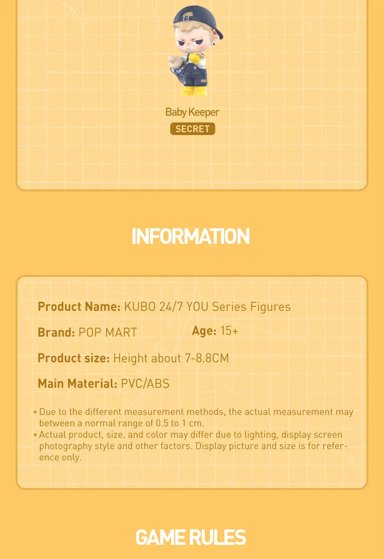 Genuine Pop Mart Kubo 24/7 YOU Series Figures Blind Box - Image 9