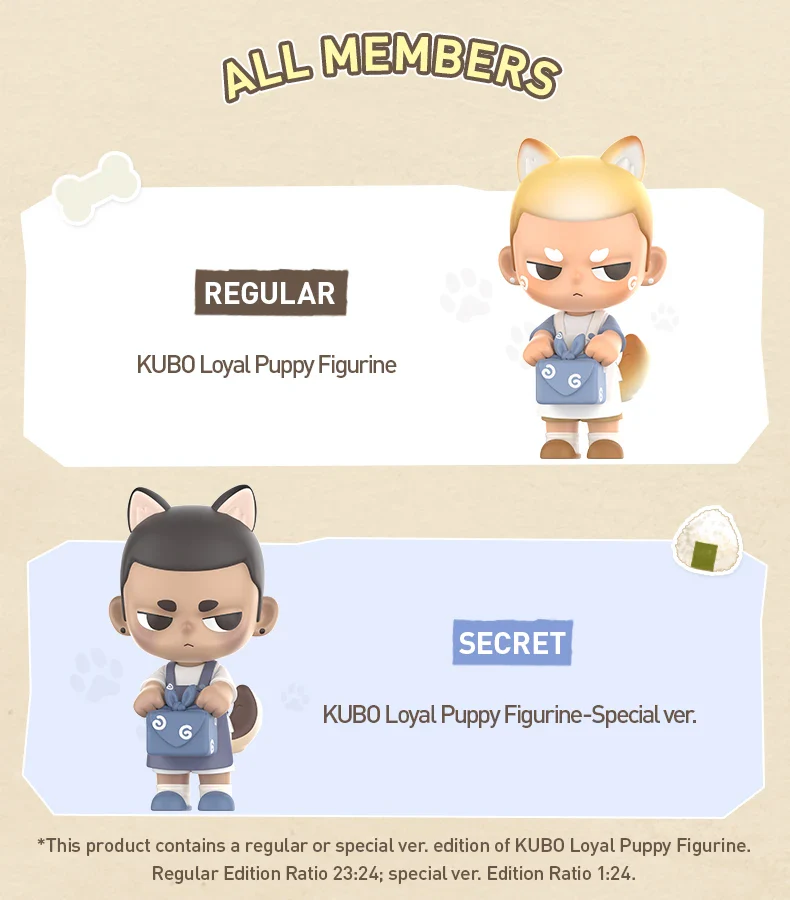 Genuine Pop Mart Kubo Loyal Puppy Figurine Action Figure - Image 9