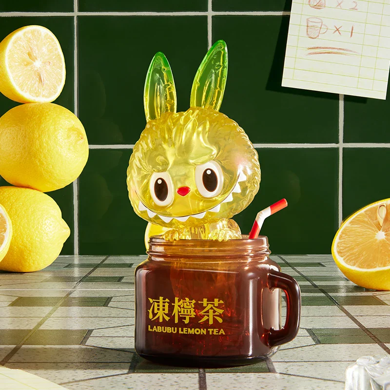 Genuine Pop Mart The Monsters Labubu Lemon Tea Limited Figurine - Image 3