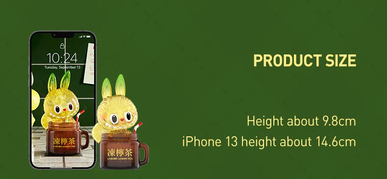 Genuine Pop Mart The Monsters Labubu Lemon Tea Limited Figurine - Image 9