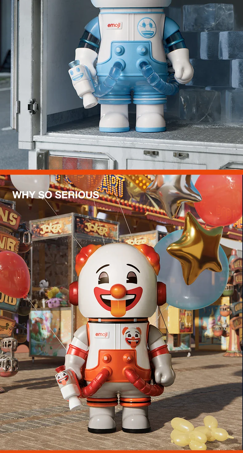 Genuine Pop Mart Mega Space Molly 100% × Emoji Series Blind Box Action Figure - Image 14