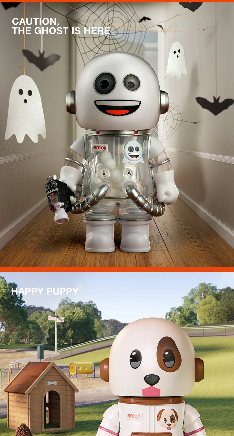 Genuine Pop Mart Mega Space Molly 100% × Emoji Series Blind Box Action Figure - Image 15