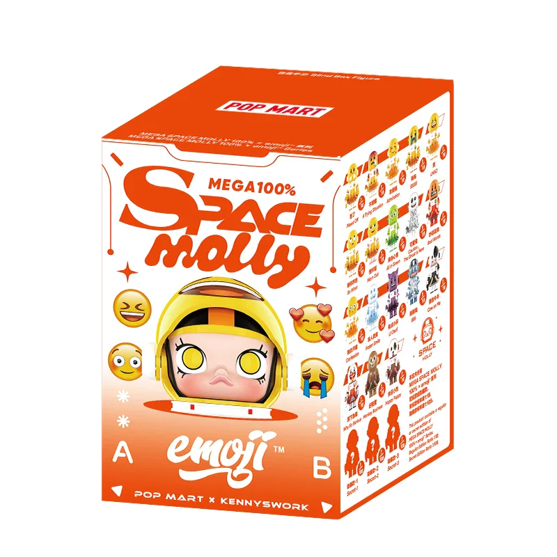Genuine Pop Mart Mega Space Molly 100% × Emoji Series Blind Box Action Figure - Image 20