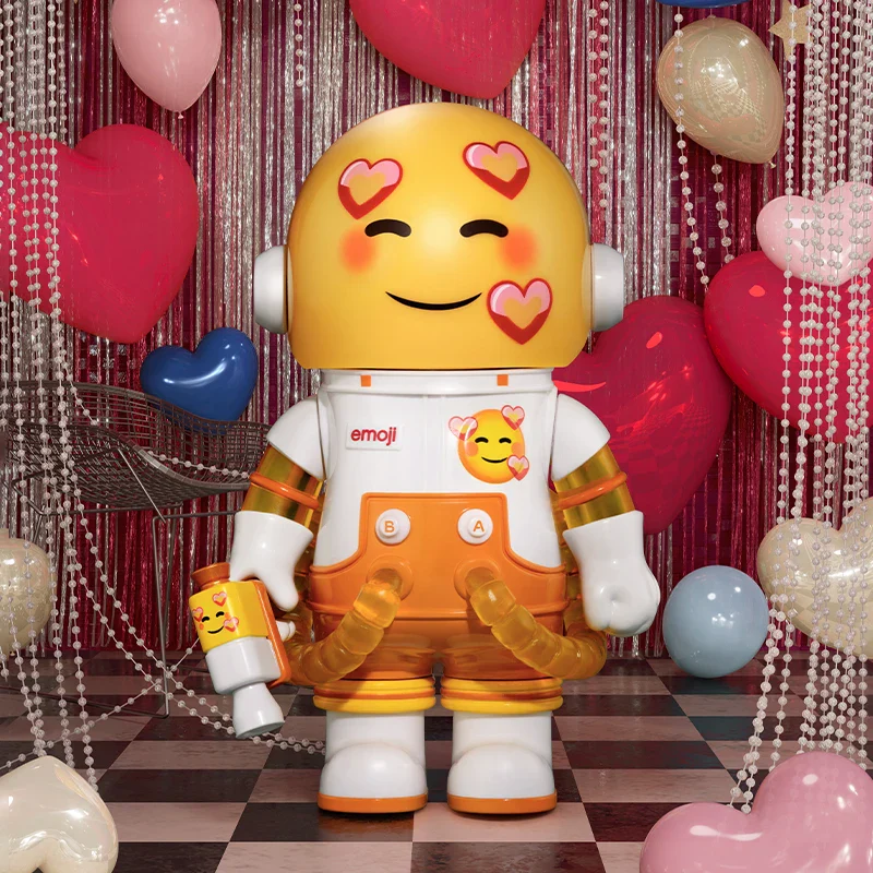 Genuine Pop Mart Mega Space Molly 100% × Emoji Series Blind Box Action Figure - Image 3